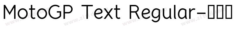 MotoGP Text Regular字体转换
